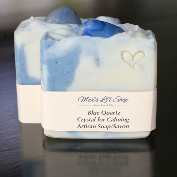 Crystal for Calming - Blue Quartz Soap