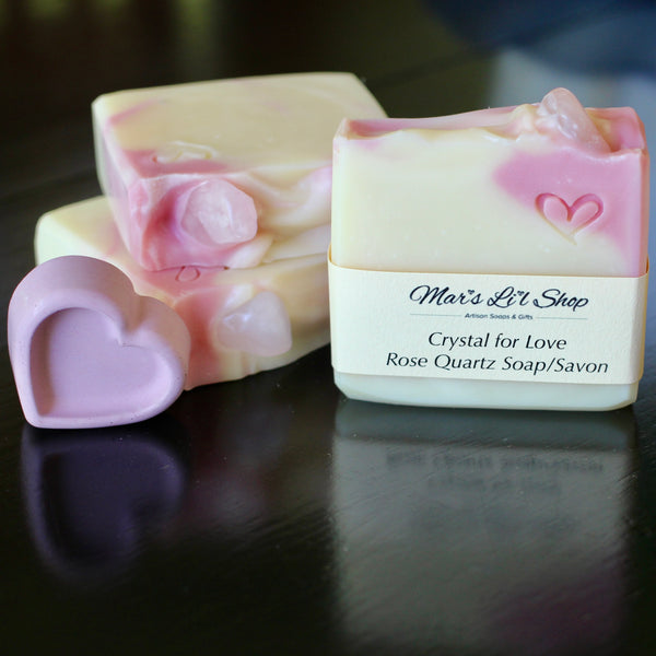 Crystal for Love - Rose Quartz Soap