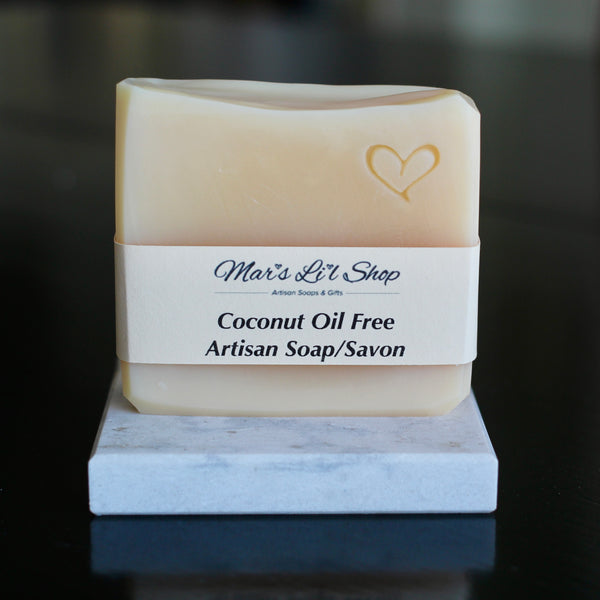 For those with a Coconut Oil allergy, our Coconut Oil free soap bars are the perfect solution. Crafted with a unique blend of Olive Oil, Babassu Oil, and other nourishing oils and butters, they are suitable for all skin types. Infused with Litsea Cubeba essential oil, renowned for its soothing and anti-inflammatory qualities, these bars offer a gentle clense and a crisp citrusy scent.
