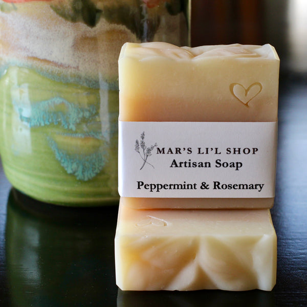 Awaken your senses with the fresh, invigorating scents of pure Peppermint and Rosemary essential oils. Enriched with French Pink Clay, this bar gently cleanses while helping to soften and hydrate the skin, leaving it feeling refreshed and cared for.