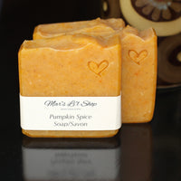 Scrub a dub dub with this heavenly fall scented soap that is infused with pure, sweet smelling Cinnamon, spicy Clove & rich Vanilla essential oils.  Coloured naturally with Annatto Seed Powder, this bar is a treat to use. It's a luxurious way to cleanse your skin and experience the wonderful scents of fall. Feel confident knowing you're using all-natural vegan ingredients and premium essential oils.