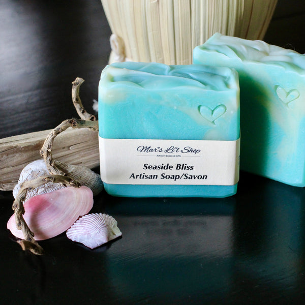 Imagine a bar of soap that captures the essence of a tranquil, sunlit sea. This aqua blue cold-pressed soap is infused with the invigorating scent of Litsea Cubeba essential oil, that offers a refreshing citrusy brightness with hints of herbal undertones. It will leave your skin feeling clean, refreshed, and subtly uplifted.
